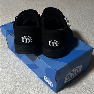 Hey Dude Classic Black Sneakers